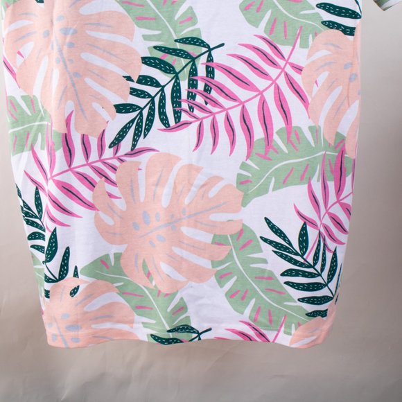 Free Planet Men's Large White T-Shirt Fern Leaf Design MSRP $38 - Picture 6 of 12